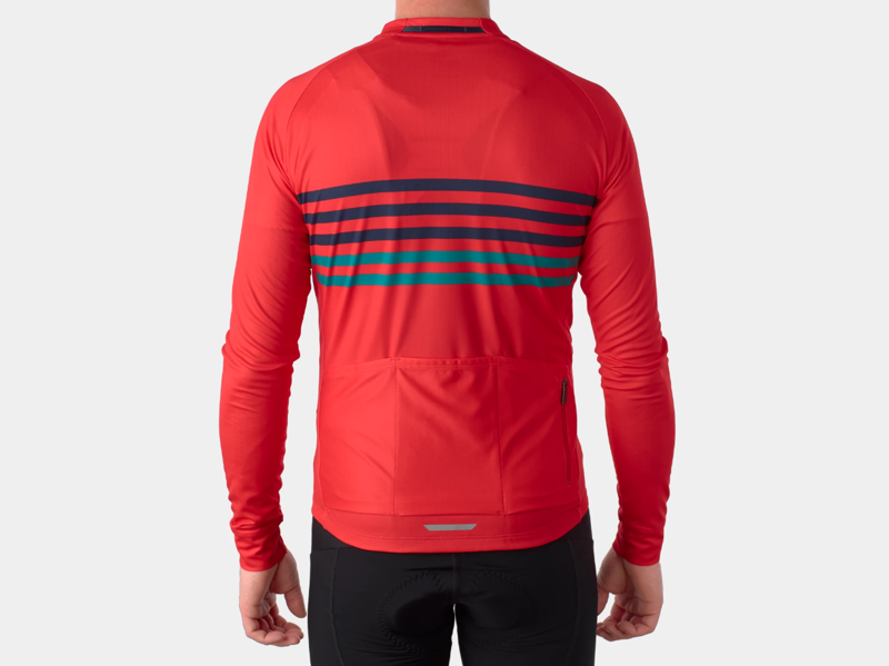 Bontrager Circuit Long Sleeve Jersey in Red/Teal Large-1